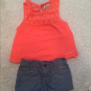 Lucky Brand 2T matching summer outfit